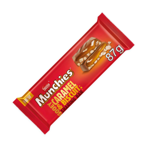NESTLE MUNCHIES CARAMEL&BISC BAR 87G - Image 1